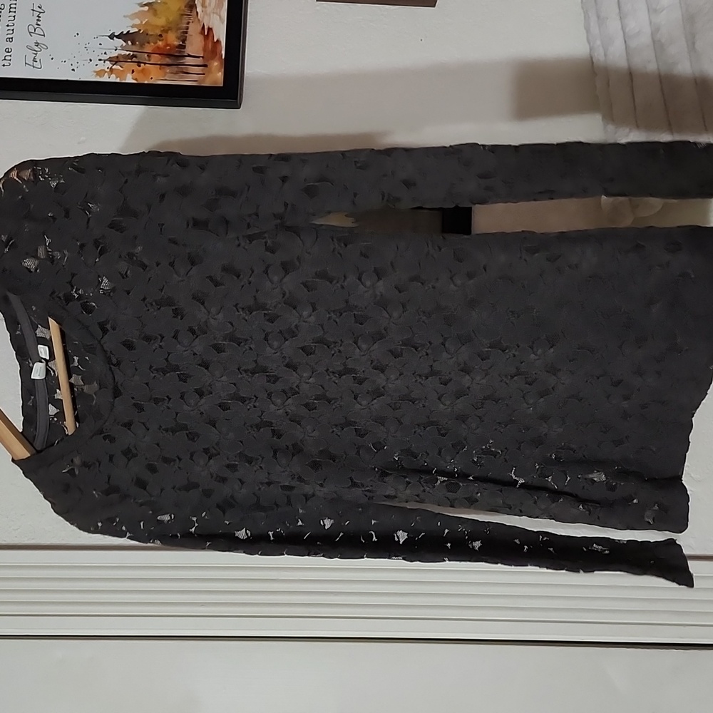 Eloise by Anthropologie Unconventional Lace Top Whimisigoth - Picture 4 of 6